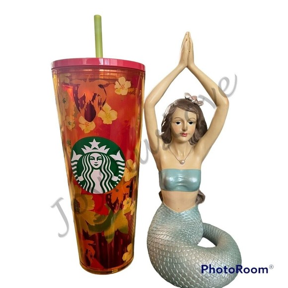 Starbucks Summer 2022 Strawberry Floral Tumbler with Seed Design Lid NEW VENTI - Picture 1 of 1
